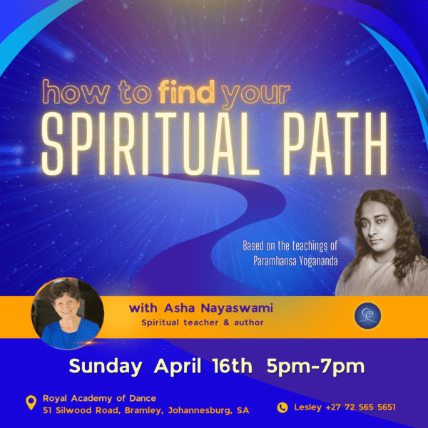Nayaswami Asha in South Africa Kriya Yoga Home Study
